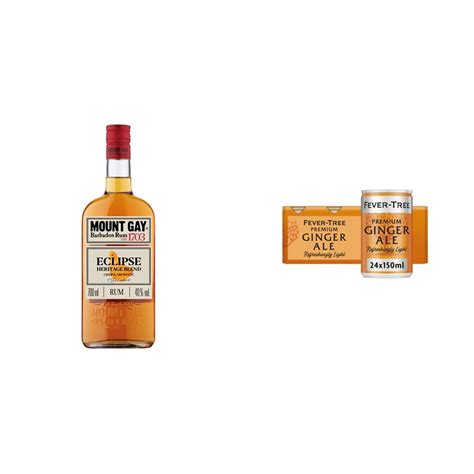 mount gay rum and ginger ale